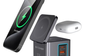 [GaN Tech] Blitzwolf BW-i113 105W 6-in-1 Desktop Charging Station w…