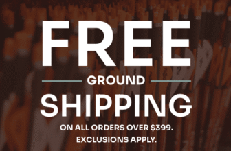 Free Ground Shipping on all orders over $399