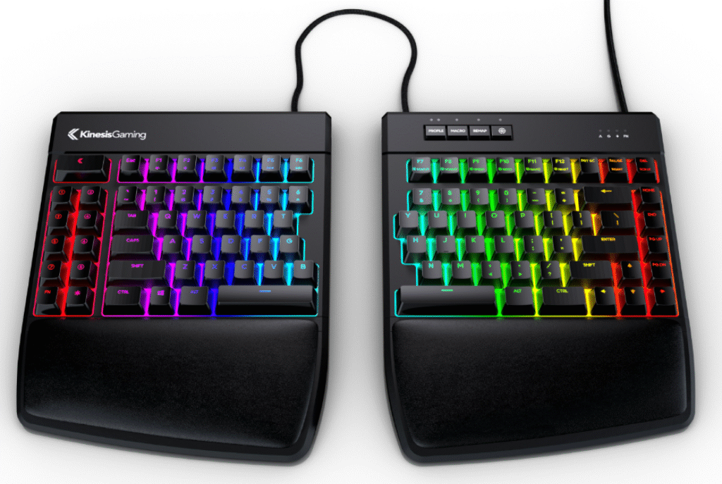 Best Fully Split Keyboard: Kinesis Freestyle Edge RGB - Dealibrium