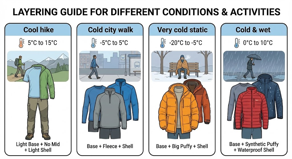 Jacket layering combinations and what they’re good for - Dealibrium