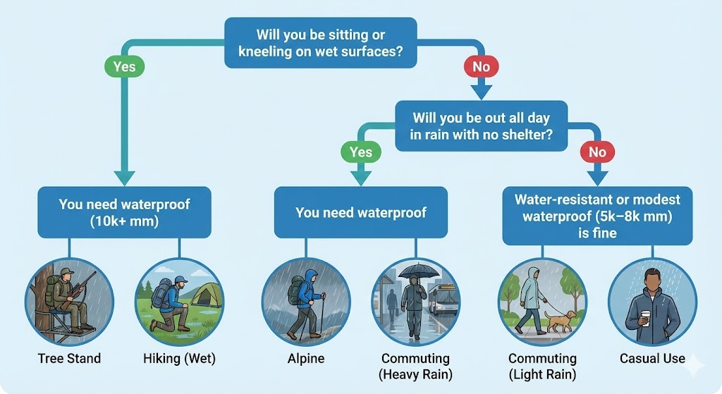 When water-resistant jacket is enough (for most people) - Dealibrium