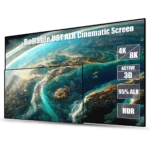 Maximize the brightness and contrast of your ultra-short-throw projector with advanced ceiling light rejecting optics. Designed for theater-grade visuals