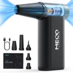 Keep your sensitive electronics and hard-to-reach crevices pristine with industry-leading airflow power and stepless speed adjustment. Highly rated for its portable cordless design and versatile cleaning attachments.