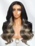 UNice Bye-Bye Knots 7×5 Lace Black With Blonde Highlight Loose Wave Wig With Invisi Drawstring & Face Framing Layers