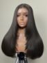 UNice 13×4 Pre-Everything Lace Frontal Black Yaki Straight Layered Wig with Invisi Drawstring