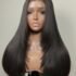 UNice HD RealScalp Wig 13×4 Invisible Lace Frontal Black Layered Straight Wig