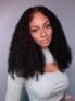 UNice Bye Bye Knots Wig 7×5 & 13×4 Glueless Lace Black Kinky Curly Wig With Bleached Knots 150%&180% Density